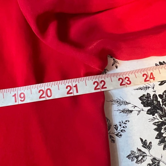 Free People The Best of Both Worlds Women's Red Blouse - size L - Picture 7 of 12